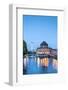 River Spree, Bode Museum and TV tower, Museum Island, Berlin, Germany-Sabine Lubenow-Framed Photographic Print