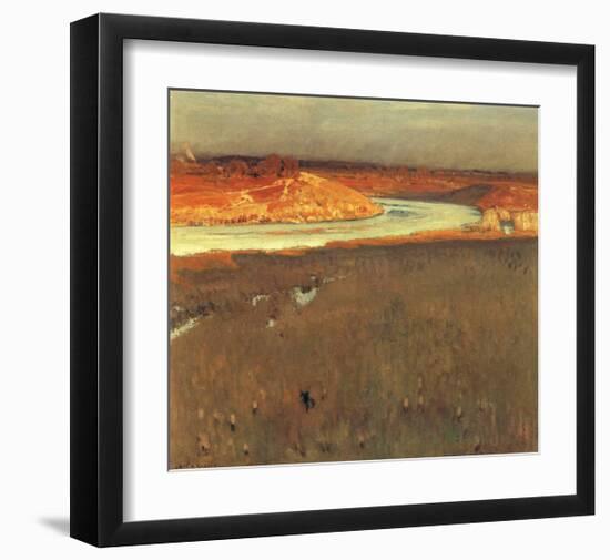 River Spree-Eugen Bracht-Framed Art Print