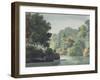 River St. Charles, 1810 (W/C on Paper)-George Heriot-Framed Giclee Print