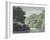 River St. Charles, 1810 (W/C on Paper)-George Heriot-Framed Giclee Print