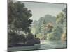 River St. Charles, 1810 (W/C on Paper)-George Heriot-Mounted Giclee Print