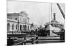 River Steamer at the Customs House, Asuncion, Paraguay, 1911-null-Mounted Giclee Print