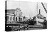 River Steamer at the Customs House, Asuncion, Paraguay, 1911-null-Stretched Canvas