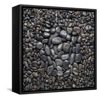 River Stones Square-Steve Gadomski-Framed Stretched Canvas