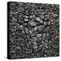 River Stones Square-Steve Gadomski-Stretched Canvas