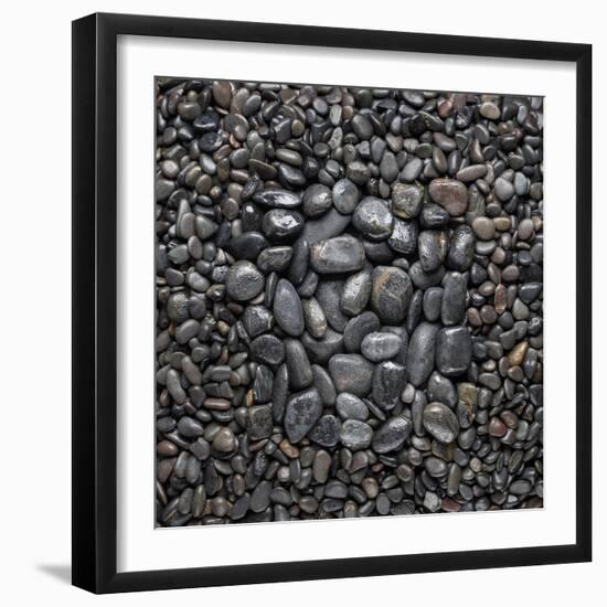 River Stones Square-Steve Gadomski-Framed Photographic Print