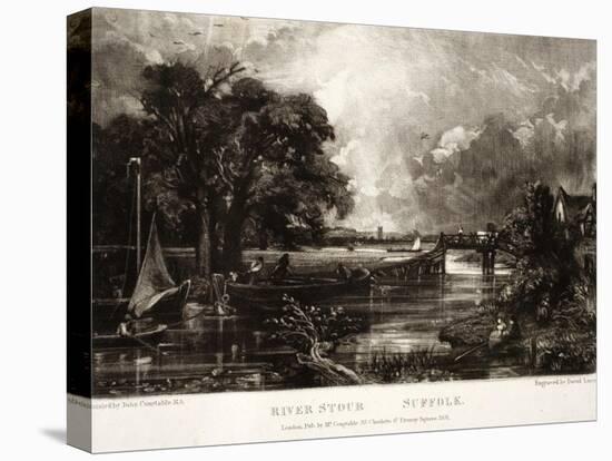 River Stour-John Constable-Stretched Canvas