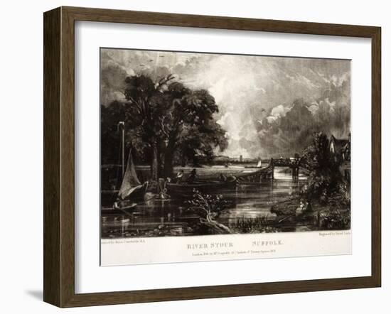 River Stour-John Constable-Framed Giclee Print