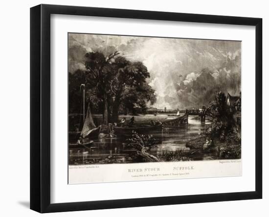 River Stour-John Constable-Framed Giclee Print