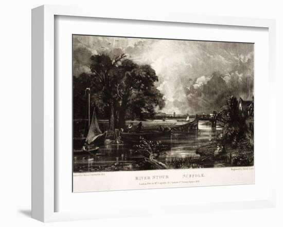 River Stour-John Constable-Framed Giclee Print