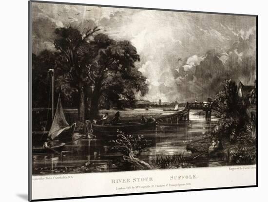 River Stour-John Constable-Mounted Giclee Print