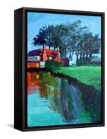 River Stour-Paul Powis-Framed Stretched Canvas