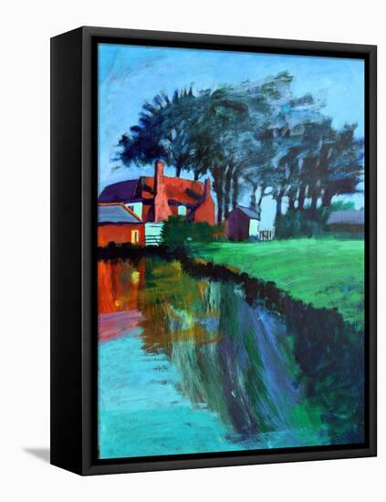 River Stour-Paul Powis-Framed Stretched Canvas