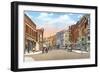 River Street, Manistee, Michigan-null-Framed Art Print