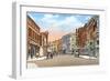 River Street, Manistee, Michigan-null-Framed Art Print