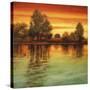 River Sunset I-Neil Thomas-Stretched Canvas