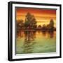 River Sunset I-Neil Thomas-Framed Art Print