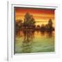 River Sunset I-Neil Thomas-Framed Art Print