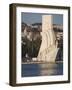 River Tagus and Monument to the Discoveries, Belem, Lisbon, Portugal, Europe-Rolf Richardson-Framed Photographic Print