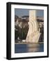 River Tagus and Monument to the Discoveries, Belem, Lisbon, Portugal, Europe-Rolf Richardson-Framed Photographic Print