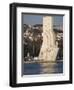 River Tagus and Monument to the Discoveries, Belem, Lisbon, Portugal, Europe-Rolf Richardson-Framed Photographic Print