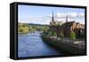 River Tay and Perth, Scotland-Peter Thompson-Framed Stretched Canvas