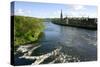 River Tay and Perth, Scotland-Peter Thompson-Stretched Canvas