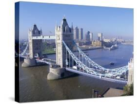 River Thames and Tower Bridge, London, England, UK-D H Webster-Stretched Canvas