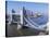 River Thames and Tower Bridge, London, England, UK-D H Webster-Stretched Canvas