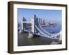 River Thames and Tower Bridge, London, England, UK-D H Webster-Framed Photographic Print