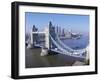 River Thames and Tower Bridge, London, England, UK-D H Webster-Framed Photographic Print