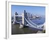 River Thames and Tower Bridge, London, England, UK-D H Webster-Framed Photographic Print