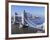 River Thames and Tower Bridge, London, England, UK-D H Webster-Framed Photographic Print