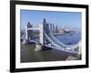 River Thames and Tower Bridge, London, England, UK-D H Webster-Framed Photographic Print