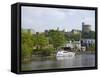 River Thames and Windsor Castle, Windsor, Berkshire, England, United Kingdom, Europe-Peter Barritt-Framed Stretched Canvas