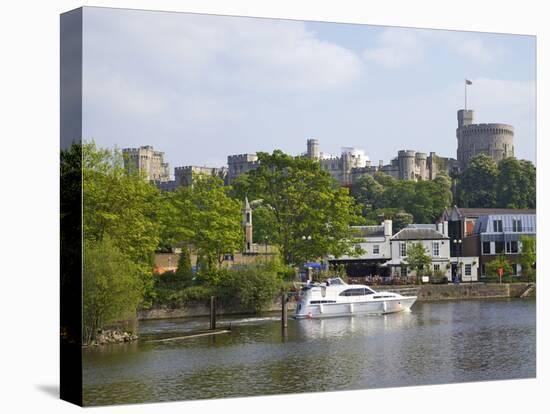 River Thames and Windsor Castle, Windsor, Berkshire, England, United Kingdom, Europe-Peter Barritt-Stretched Canvas
