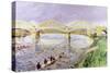 River Thames at Barnes-Sarah Butterfield-Stretched Canvas