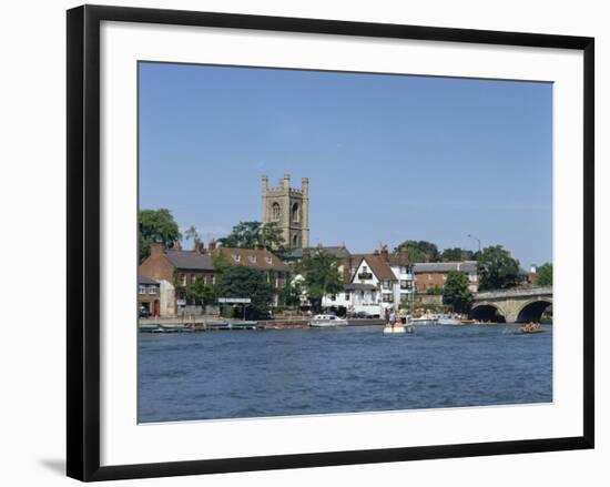 River Thames at Henley on Thames, Oxfordshire, England, United Kingdom, Europe-Harding Robert-Framed Photographic Print