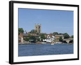 River Thames at Henley on Thames, Oxfordshire, England, United Kingdom, Europe-Harding Robert-Framed Photographic Print