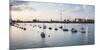 River Thames at Sunset and the Emirates Air Line Cable Car, East London, England-Matthew Williams-Ellis-Mounted Photographic Print