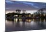 River Thames Dusk-Charles Bowman-Mounted Photographic Print