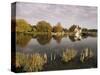 River Thames, Goring, Oxfordshire Berkshire Borders, England, United Kingdom-David Hughes-Stretched Canvas