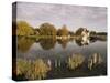 River Thames, Goring, Oxfordshire Berkshire Borders, England, United Kingdom-David Hughes-Stretched Canvas