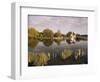 River Thames, Goring, Oxfordshire Berkshire Borders, England, United Kingdom-David Hughes-Framed Photographic Print