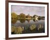 River Thames, Goring, Oxfordshire Berkshire Borders, England, United Kingdom-David Hughes-Framed Photographic Print