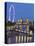 River Thames, Hungerford Bridge, Westminster Palace, London Eye, Big Ben-Rainer Mirau-Stretched Canvas