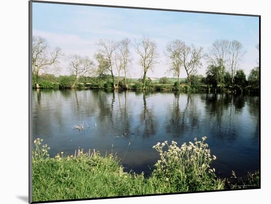 River Thames, Medmenham, Buckinghamshire, England, United Kingdom-David Hughes-Mounted Photographic Print