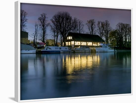 River Thames Office-Charles Bowman-Framed Photographic Print