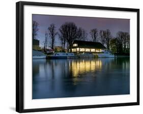 River Thames Office-Charles Bowman-Framed Photographic Print