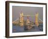 River Thames, Tower Bridge and Hms Belfast, London-Charles Bowman-Framed Photographic Print